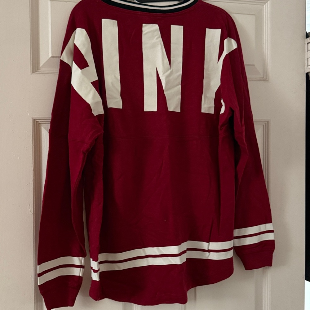 Red PINK Long Sleeve Shirt